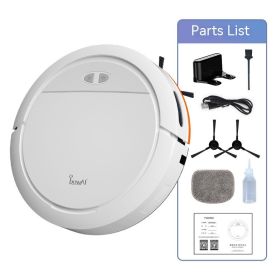 Intelligent Cleaning Robot Automatic APP Control With Voice (Option: White English With Logo)