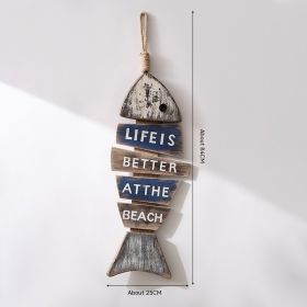 Mediterranean Retro Fish Listing Ocean Style (Option: Board Fish Listing)