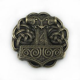 Zinc Alloy Western Denim Retro Belt Buckle (Option: Antique Bronze)