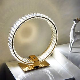 Cozy And Romantic Bedroom Decorative Table Lamp Bedside (Option: Warm Light-Intrinsic Color Of Copper)