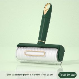 Lent Remover Portable Household Drum (Option: 16cm Green Gold Lent Remover)