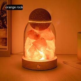 Aromatherapy Oil Fragrant Stone Indoor Small Night Lamp Decoration (Option: 2to3cm-Orange Salt Stone)