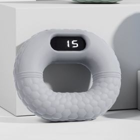 Electronic Counting Model Spring Grip Silicone Children's Hand (Option: 30LB Light Smoky Gray-USB)