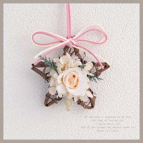 Preserved Flower DIY Creative Car (Option: CL016 Champagne Pink 1 Suit)
