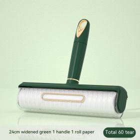 Lent Remover Portable Household Drum (Option: 24cm Green Gold Lent Remover)