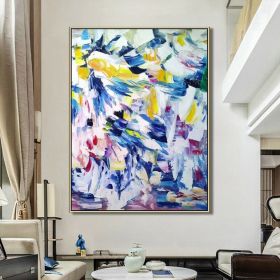 Hand Oil Pianting Abstract painting Original painting Hand painted canvas art Wall Art painting Custom oil painting Abstract art Home Hallway Hall Dec (style: 1, size: 90x120cm)