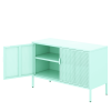Metal Storage Locker Cabinet, Adjustable Shelves Free Standing Sideboard Steel Cabinets for Office,Home