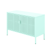 Metal Storage Locker Cabinet, Adjustable Shelves Free Standing Sideboard Steel Cabinets for Office,Home