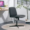 Black High Grade Pu Material. Home Computer Chair Office Chair Adjustable 360 ¬∞ Swivel Cushion Chair With Black Foot Swivel Chair Makeup Chair Study