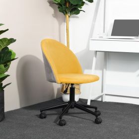 Home office task chair (Color: Yellow)