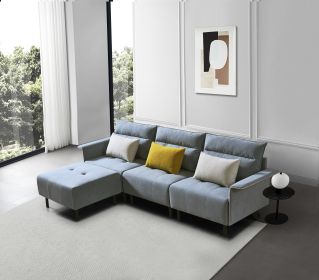 HQ-280 Sofa Couch, Mid-Century Tufted Love Seat for Living Room (Color: LIGHT GREY)