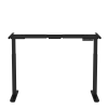 Height Adjustable Standing Desk Frame - Dual Motor Load 265lbs Electric Sit Stand Desk Stand Up Desk Heavy Duty 2-Stage Base for Home Office - Frame O