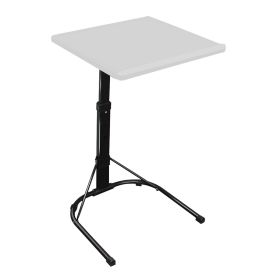 Folding Tray Table Portable Sofa TV Tray Laptop Desk C Side Adjustable Eating Dinner Coffee Table with 3 Adjustable Heights 3 Angles 55lbs Load Bearin (Color: White)