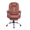 High Back Office Chair, Adjustable Ergonomic Office Chair, Executive PU Leather Swivel Work Chair with Lumbar Support, Computer Desk Chair with Footre