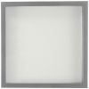 ( Don't Sell on Amazon;  Wayfair ) Square Shadow Box Picture Frame Linen Background Real Glass Front for Memorabilia;  Scrapbooking;  Keepsake;  12x12