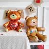 Double Bear Hug Heart Balloons Foil I Love You Wedding Valentine Day Marriage Event Party Balloon Decoration