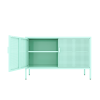 Metal Storage Locker Cabinet, Adjustable Shelves Free Standing Sideboard Steel Cabinets for Office,Home