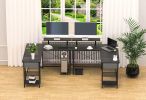L Shaped Multifunctional desk Gaming Desk Corner Computer Desk Home Office Computer Table