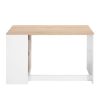 47.2" Computer Desk with 5 Storage Shelves, Modern Study Writing Desk for Small Spaces Gaming Desk, Multipurpose Student Learning Table Workstation fo