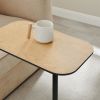 WOODEEM C Shaped End Table, Side Table for Couch and Bed with Metal Frame, Small C Table for Small Spaces, Living Room, Bedroom‚Ä¶