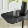 conifferism C Table Slide Under Couch, C Shaped Side Table with Metal Frame,Snack End Table for Sofa, Couch Table for Living Room‚Ä¶
