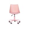 Home Office Desk Chair Computer Chair Fashion Ergonomic Task Working Chair with Wheels Height Adjustable Swivel PU Leather