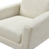 Mid Century Modern Upholstered Fabric Accent Chair;  Living Room;  Bedroom Leisure Single Sofa Chair (with Metal Legs);  TV armrest seat;  Suitable fo