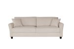Leisure Loveseat Furniture with Hardwood Frame; Mid-Century Upholstered Couch for Living Room