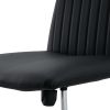 Black High Grade Pu Material. Home Computer Chair Office Chair Adjustable 360 ¬∞ Swivel Cushion Chair With Black Foot Swivel Chair Makeup Chair Study