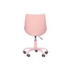 Home Office Desk Chair Computer Chair Fashion Ergonomic Task Working Chair with Wheels Height Adjustable Swivel PU Leather