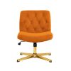 COOLMORE Home Office Desk Chair, Vanity Chair, Modern Adjustable Home Computer Executive Chair Swivel Task Chair for Small Space, Living Room, Make-up
