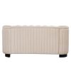 64" Velvet Upholstered Loveseat Sofa; Modern Loveseat Sofa with Thick Removable Seat Cushion; 2-Person Loveseat Sofa Couch for Living Room; Bedroom; o