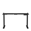 Height Adjustable Standing Desk Frame - Dual Motor Load 265lbs Electric Sit Stand Desk Stand Up Desk Heavy Duty 2-Stage Base for Home Office - Frame O