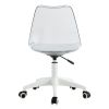 Modern Home Office Desk Chairs, Adjustable 360 ¬∞Swivel Chair Engineering Plastic Armless Swivel Computer Chair With Wheels for Living Room, Bed Room