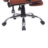 High Back Office Chair, Adjustable Ergonomic Office Chair, Executive PU Leather Swivel Work Chair with Lumbar Support, Computer Desk Chair with Footre
