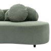 103.9" Modern Living Room Sofa Lamb Velvet Upholstered Couch Furniture for Home or Office,