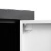 1 Shelf Metal Filing Cabinet, Storage File Cabinet with Lock for Home and Office