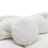 103.9" Modern Living Room Sofa Lamb Velvet Upholstered Couch Furniture for Home or Office,