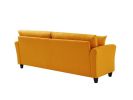 Leisure Loveseat Furniture with Hardwood Frame; Mid-Century Upholstered Couch for Living Room