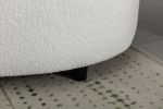 103.9" Modern Living Room Sofa Lamb Velvet Upholstered Couch Furniture for Home or Office,