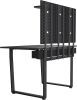 DEZCTOP Bifrost 120 47W x 28D Gaming PC Computer Desk with Shelves, Large Workstation for Gamers or Home Office with Pegboard, Built-in Cable Manageme
