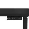 Height Adjustable Standing Desk Frame - Dual Motor Load 265lbs Electric Sit Stand Desk Stand Up Desk Heavy Duty 2-Stage Base for Home Office - Frame O