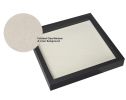 ( Don't Sell on Amazon;  Wayfair ) Square Shadow Box Picture Frame Linen Background Real Glass Front for Memorabilia;  Scrapbooking;  Keepsake;  12x12