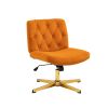 COOLMORE Home Office Desk Chair, Vanity Chair, Modern Adjustable Home Computer Executive Chair Swivel Task Chair for Small Space, Living Room, Make-up