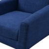 Mid Century Modern Upholstered Fabric Accent Chair;  Living Room;  Bedroom Leisure Single Sofa Chair (with Metal Legs);  TV armrest seat;  Suitable fo
