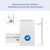 2 Drawer Lateral Filing Cabinet for Legal/Letter A4 Size, Large Deep Drawers Locked by Keys, Locking Wide File Cabinet for Home Office, Metal Steel