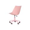 Home Office Desk Chair Computer Chair Fashion Ergonomic Task Working Chair with Wheels Height Adjustable Swivel PU Leather