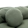 103.9" Modern Living Room Sofa Lamb Velvet Upholstered Couch Furniture for Home or Office,
