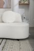 103.9" Modern Living Room Sofa Lamb Velvet Upholstered Couch Furniture for Home or Office,