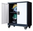 1 Shelf Metal Filing Cabinet, Storage File Cabinet with Lock for Home and Office